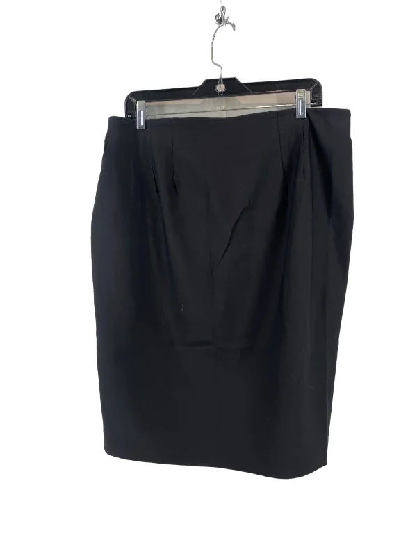 Black Skirt Midi Elle, Size L