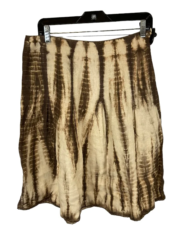 Brown Skirt Designer Michael By Michael Kors, Size 8