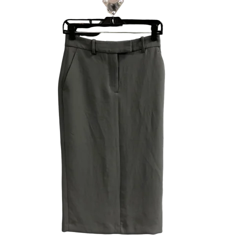 Grey Skirt Designer Wilfred, Size 0