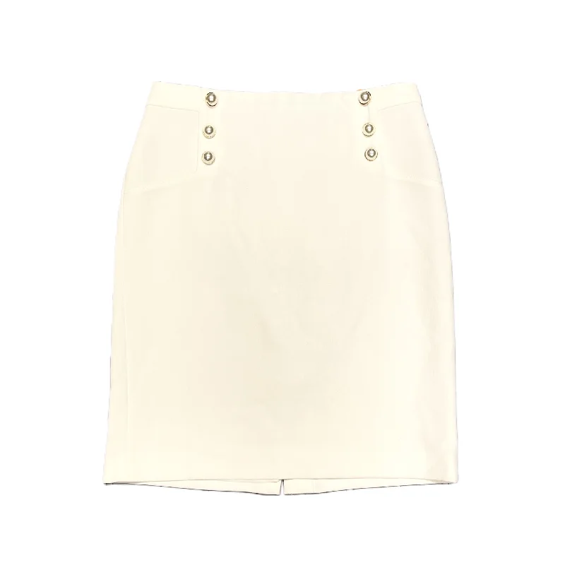 Ivory Skirt Midi By Ann Taylor, Size: 12p