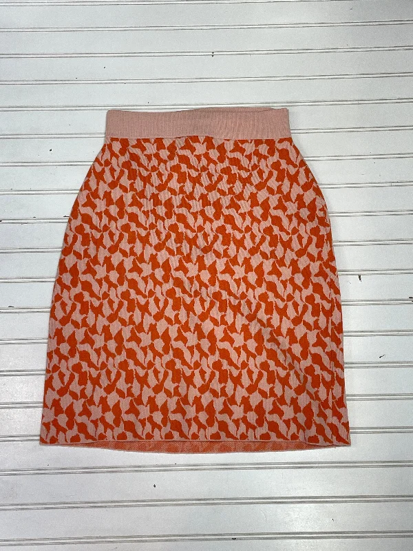 Orange & Pink Skirt Mini & Short Maeve, Size S