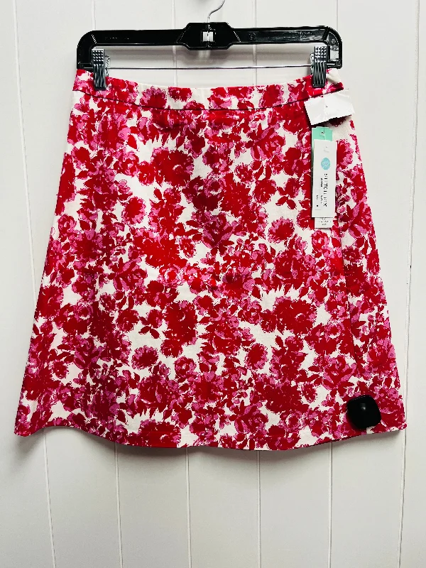 Pink & White Skirt Mini & Short MARGARET M, Size S