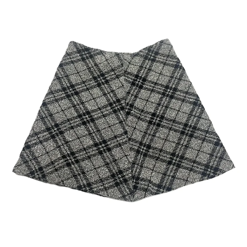 Plaid Pattern Skirt Mini & Short By Aqua, Size: Xs