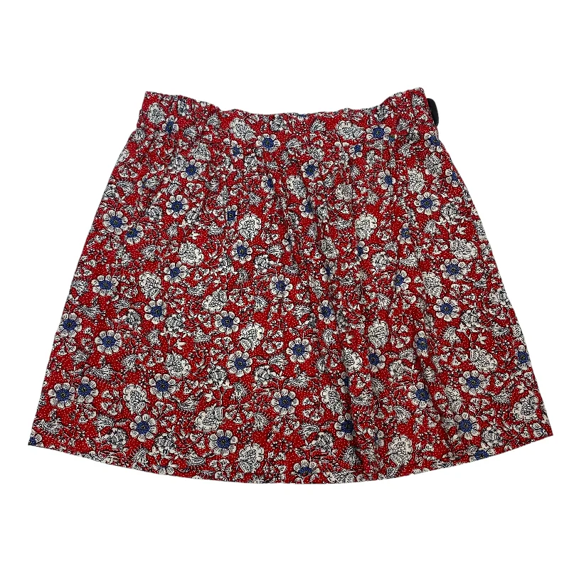 Red Skirt Mini & Short Loft, Size M