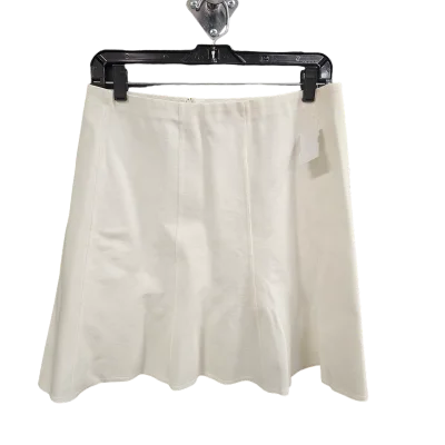 White Skirt Mini & Short Ann Taylor, Size 8