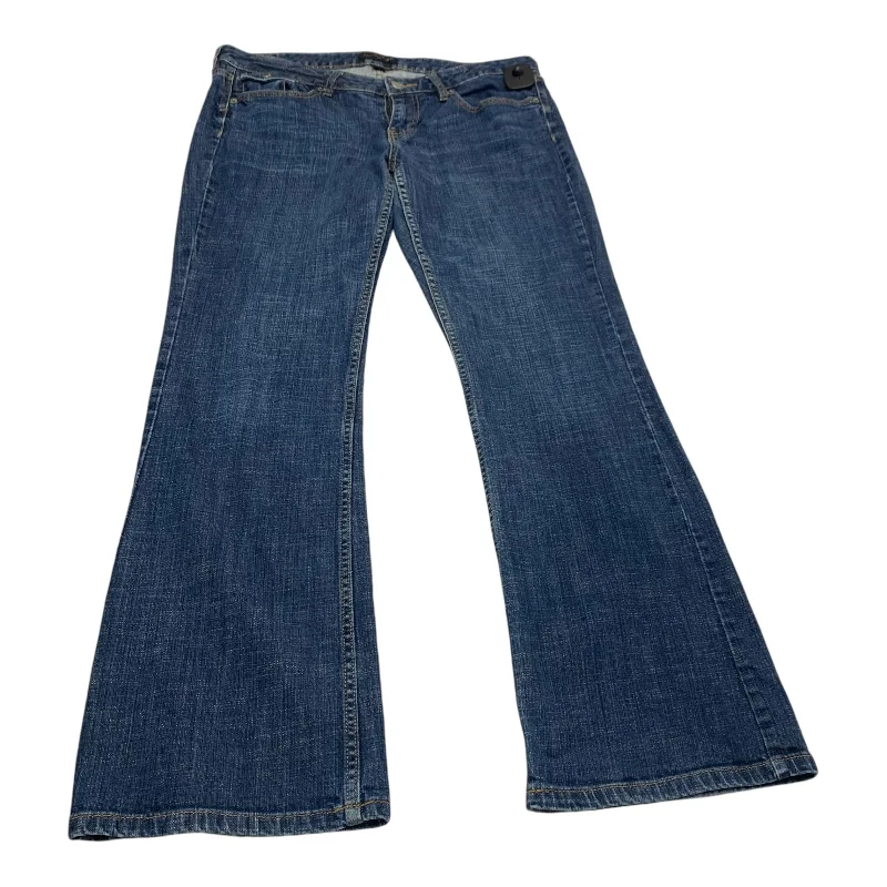 Jeans Boot Cut By Banana Republic In Blue Denim, Size: 12