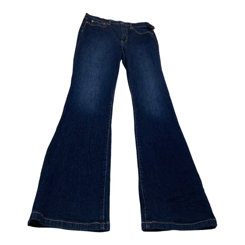 Jeans Flared By Gap In Blue Denim, Size: 12