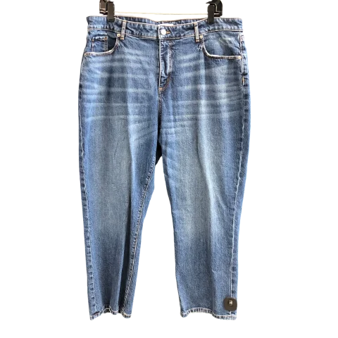 Jeans Skinny By Talbots In Blue Denim, Size: 16