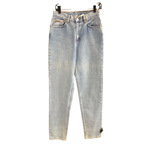 Jeans Straight By Calvin Klein In Blue Denim, Size: 10