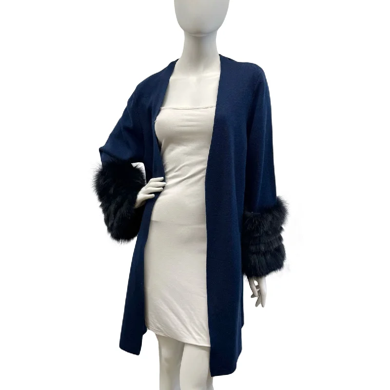 Kobi Halperin Cardigan with Fox Fur