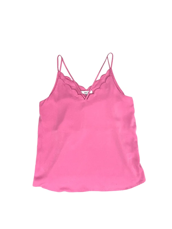 Top Sleeveless By Ro & De In Pink, Size: S