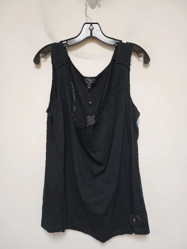 Top Sleeveless By Talbots In Black, Size: Xl