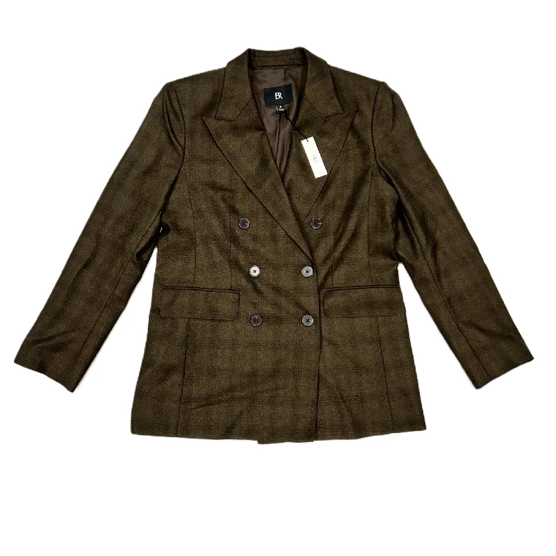 Blazer By Banana Republic In Brown, Size: Medium