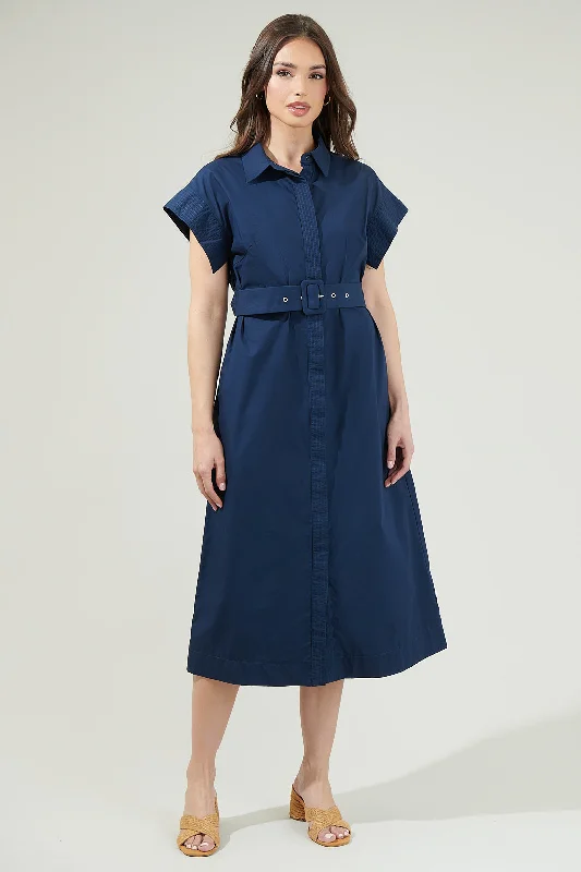 Lorelei Button Down Midi Dress