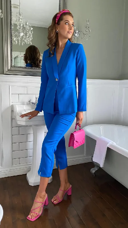 Zayna Cobalt Blue Suit Trousers