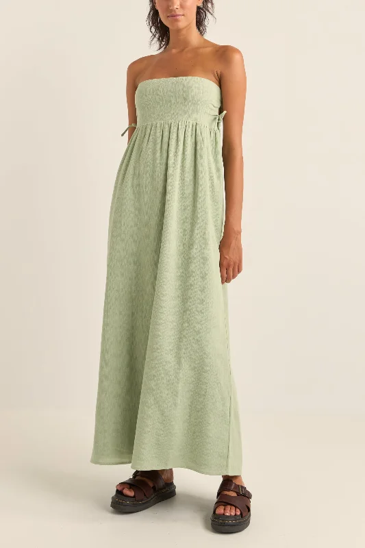 Zali Tie Side Maxi Dress Sage