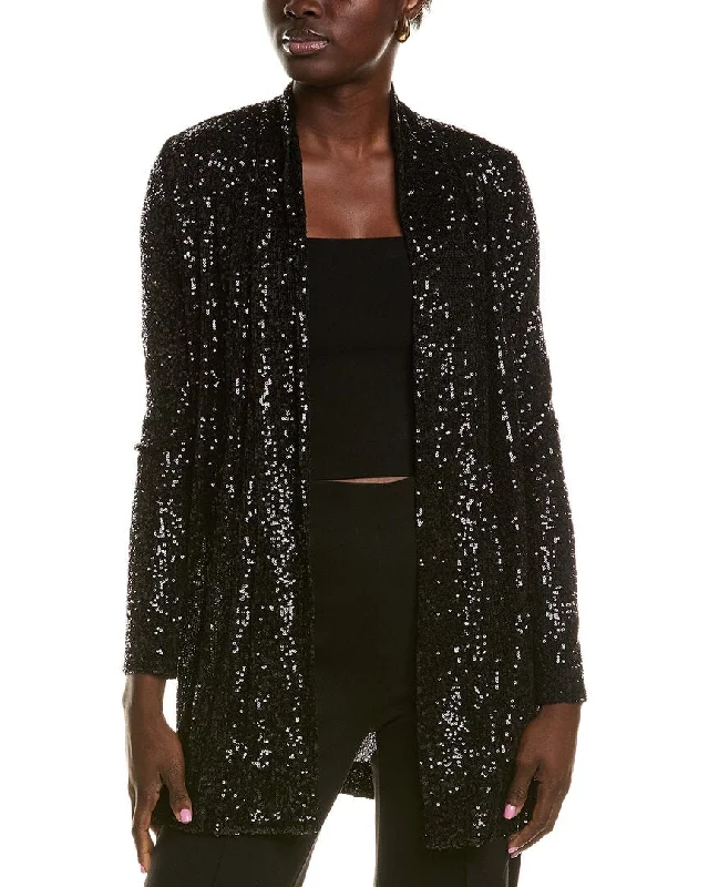 Joan Vass Sequin Cardigan