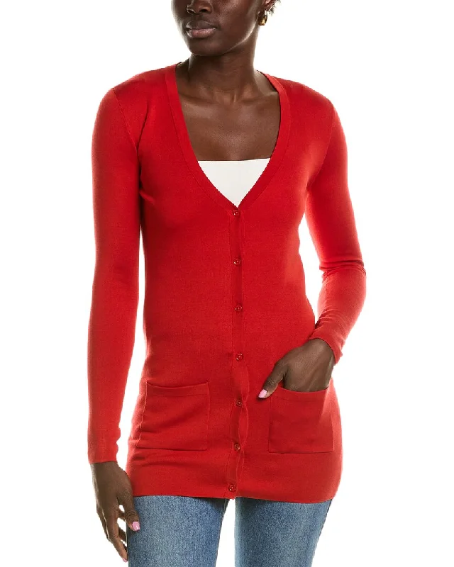 Michael Kors Collection Bette Silk-Blend Cardigan