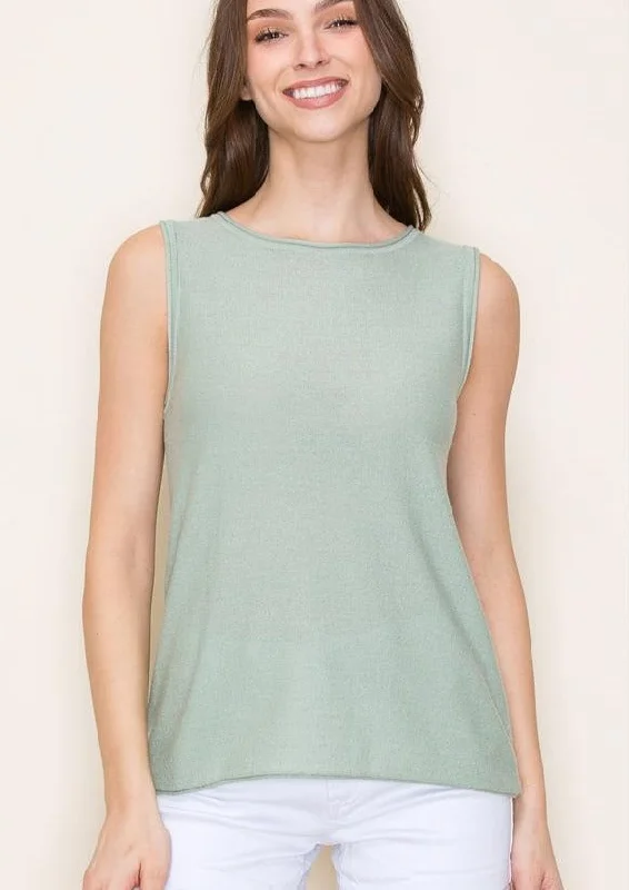 Sage Knit Tank