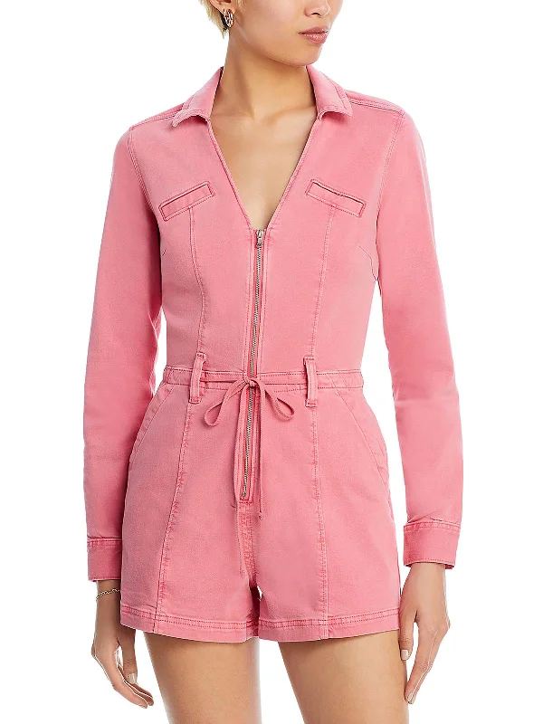 Womens Utility V Neck Romper